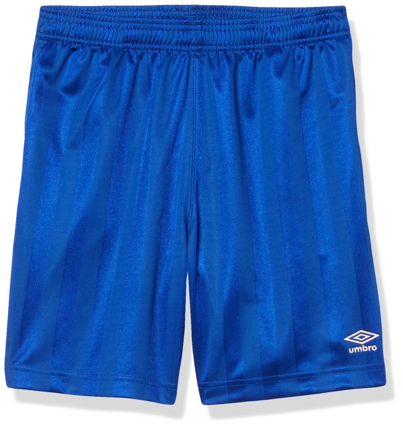 Umbro Boy's Youth (8-18) Nylon Striped Striker Soccer Shorts, Royal Medium (10-12) - Image 3